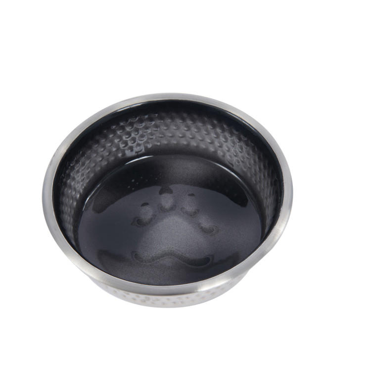 Tigela para cão WeatherBeeta em aço inoxidável antiderrapante Tigela para cão WeatherBeeta em aço inoxidável antiderrapante