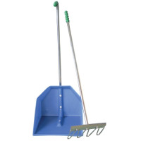 Pá e ancinho para estrume Funny Works La Gee Azul