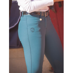 Calça de equitação feminina Jump'In Super X