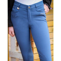 Calça de equitação júnior unissex Sacha Jump'In Azul oficial