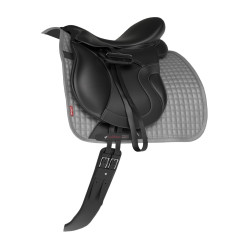 Tapete LeMieux Suede Dressage Square Cinzento