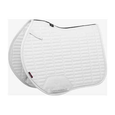 Tapete LeMieux Eurojump Camurça Branco / Prata / Branco