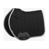 Tapete LeMieux Eurojump Camurça Branco / Prata / Branco