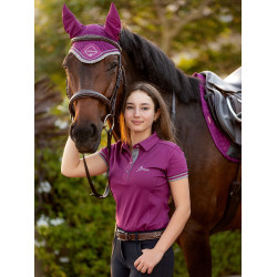 Touca anti-mosca LeMieux Signature Ameixa Violeta Touca anti-mosca LeMieux Signature Ameixa Violeta