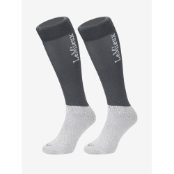 Meias de concurso LeMieux 2 pares Antracite Meias de concurso LeMieux 2 pares Antracite