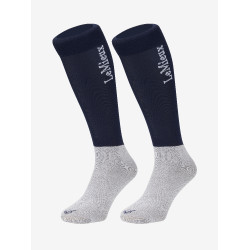 Meias de concurso LeMieux 2 pares Azul-marinho
