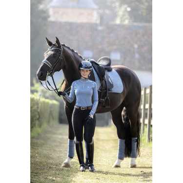 Tapete LeMieux Suede Dressage Square Azul gelo Tapete LeMieux Suede Dressage Square Azul gelo