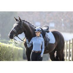 Tapete LeMieux Suede Dressage Square Azul gelo Tapete LeMieux Suede Dressage Square Azul gelo