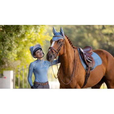 Tapete LeMieux Suede GP Square Azul gelo