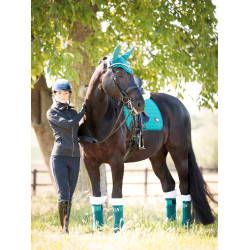 Tapete LeMieux Loire Classic Dressage Square Verde pavão