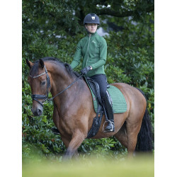 Tapete LeMieux Suede Dressage Square Verde caçador Tapete LeMieux Suede Dressage Square Verde caçador