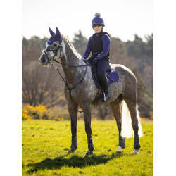 Tapete LeMieux Suede GP Square Azul tinta