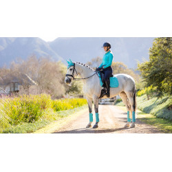 Tapete LeMieux Suede Dressage Square Azul Tapete LeMieux Suede Dressage Square Azul