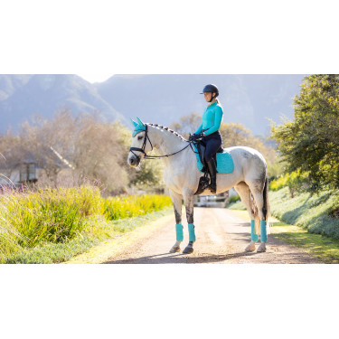 Tapete LeMieux Suede Dressage Square Azul Tapete LeMieux Suede Dressage Square Azul