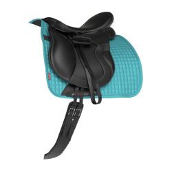 Tapete LeMieux Suede Dressage Square Azul Tapete LeMieux Suede Dressage Square Azul