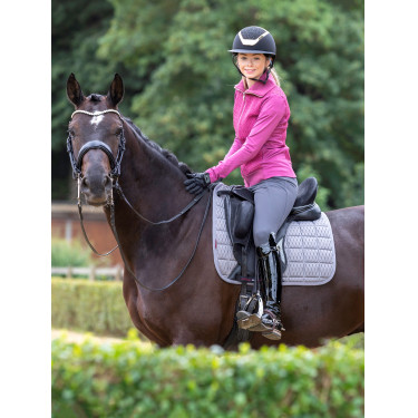 Tapete de dressage LeMieux Carbon Mesh Square Cinzento Tapete de dressage LeMieux Carbon Mesh Square Cinzento