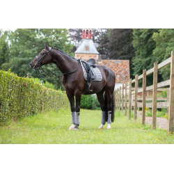 Tapete de dressage LeMieux Carbon Mesh Square Cinzento