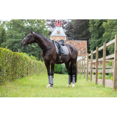 Tapete de dressage LeMieux Carbon Mesh Square Cinzento Tapete de dressage LeMieux Carbon Mesh Square Cinzento