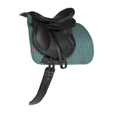Tapete LeMieux Suede Dressage Square Sábio Azul Tapete LeMieux Suede Dressage Square Sábio Azul