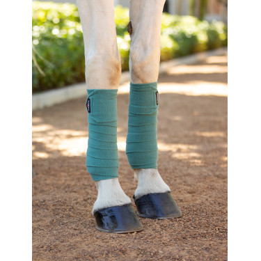 Bandagens de polo LeMieux Luxury Sábio Azul Bandagens de polo LeMieux Luxury Sábio Azul
