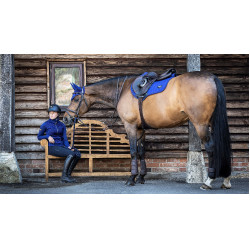 Almofada LeMieux Loire Memory Close Contact Square Azul tinta Almofada LeMieux Loire Memory Close Contact Square Azul tinta