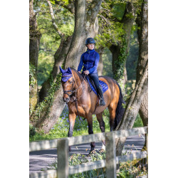 Almofada LeMieux Loire Memory Close Contact Square Azul tinta Almofada LeMieux Loire Memory Close Contact Square Azul tinta