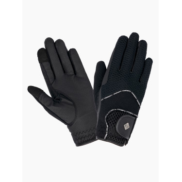 Luvas de equitação LeMieux 3D Mesh Preto Luvas de equitação LeMieux 3D Mesh Preto