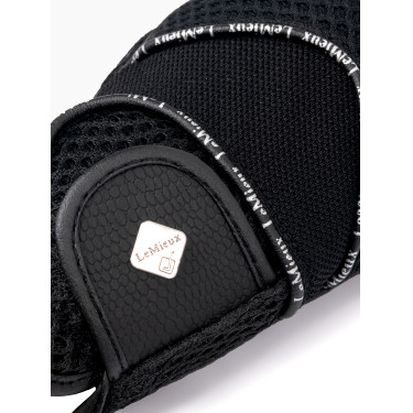 Luvas de equitação LeMieux 3D Mesh Preto Luvas de equitação LeMieux 3D Mesh Preto