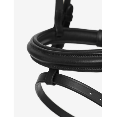 Bridon LeMieux Arika focinheira combinada Preto / prata Bridon LeMieux Arika focinheira combinada Preto / prata