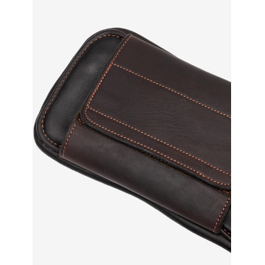 Cilindro curto anatômico LeMieux Gel-Tek com ímã Castanho Cilindro curto anatômico LeMieux Gel-Tek com ímã Castanho
