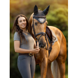 Touca anti-moscas LeMieux Earth Musgo Castanho