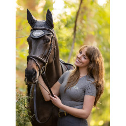 Touca anti-moscas LeMieux Earth Musgo Castanho