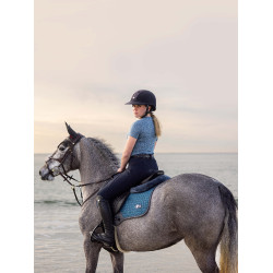 Almofada de sela LeMieux Earth GP Square Oceano Azul