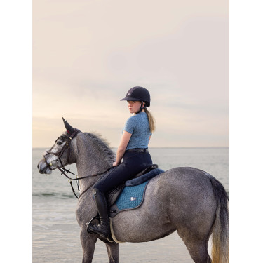 Almofada de sela LeMieux Earth GP Square Oceano Azul