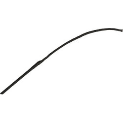 Chicote de adestramento Whip & Go Diamond cabo de nylon Preto