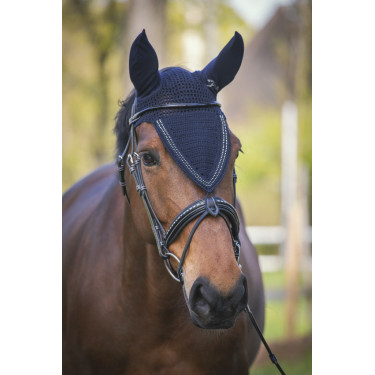 Touca para cavalos longa Pénélope com strass Touca para cavalos longa Pénélope com strass