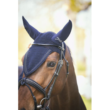 Touca para cavalos longa Pénélope com strass Touca para cavalos longa Pénélope com strass