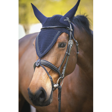 Touca para cavalos longa Pénélope com strass Touca para cavalos longa Pénélope com strass