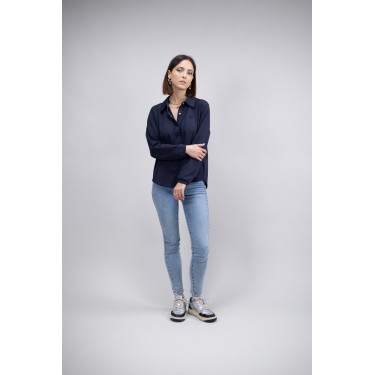 Camisa Harcour Sharly Marinho Azul-marinho