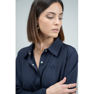 Camisa Harcour Sharly Marinho Azul-marinho