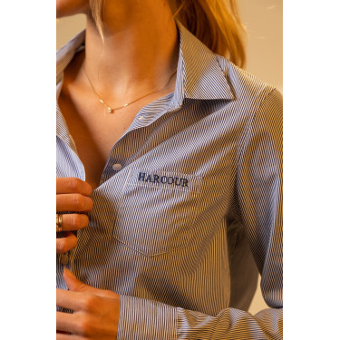 Camisa Harcour Swany Branco / marinho