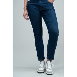 Namorada de Jean Harcour Power Jeans Cinzento