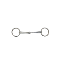 Mors simples 14 mm Harcour Inox Cinzento
