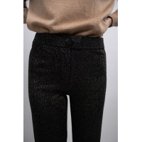 Calça de Alfaiataria Harcour Poba Preto dourado
