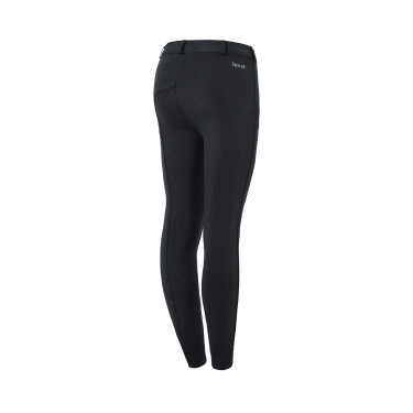 Calça Horze Active com grip de silicone infantil Preto