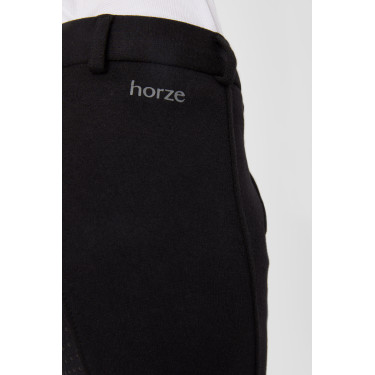 Calça Horze Active com grip de silicone infantil Preto
