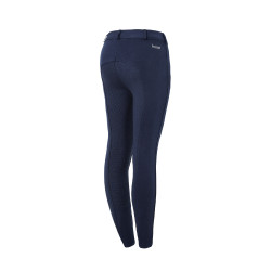 Calça Horze Active com grip de silicone infantil Azul escuro