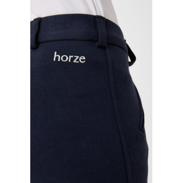 Calça Horze Active com grip de silicone infantil Azul escuro