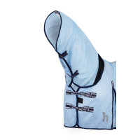 Camisa anti-moscas Freja Horze com cobre-pescoço Azul claro Camisa anti-moscas Freja Horze com cobre-pescoço Azul claro