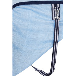 Camisa anti-moscas Freja Horze com cobre-pescoço Azul claro